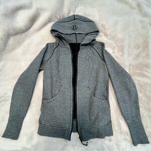 lululemon gray Women’s Scuba Full-Zip Hoodie size small